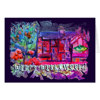 Halloween Greetings from Newtown, Powys, Wales Cards