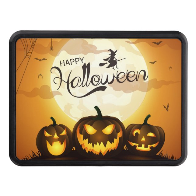 Halloween Greetings Hitch Cover (Front)