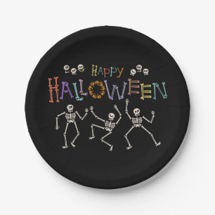 Halloween Greetings Paper Plates