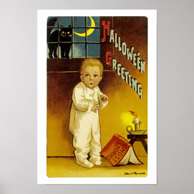 Halloween Greetings Poster (Front)