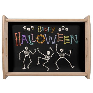 Halloween Greetings Serving Tray