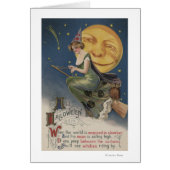 Halloween GreetingWitch in Flight (Front)