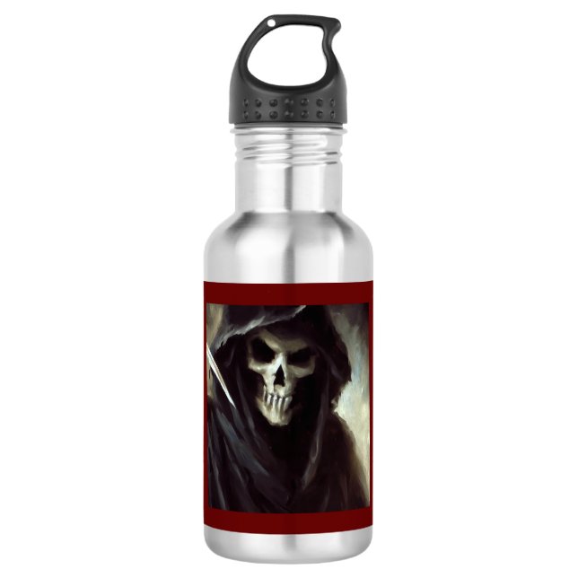 Halloween - Grim Reaper 4 Stainless Steel Water Bottle (Front)