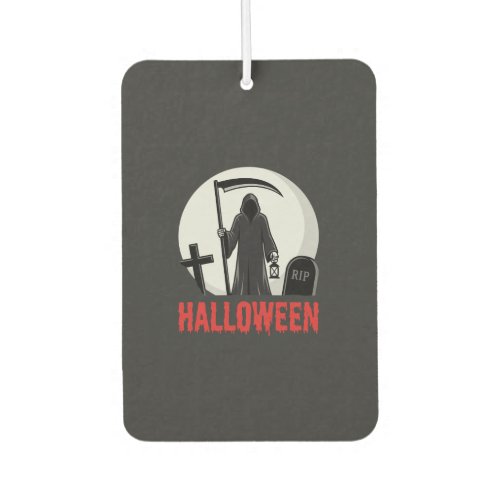 Halloween Grim Reaper Cemetery Design Air Freshener
