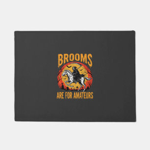 Halloween Grim Reaper Horse Brooms Are for Amateur Doormat