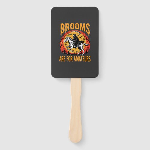 Halloween Grim Reaper Horse Brooms Are for Amateur Hand Fan