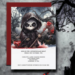 Halloween Grim Reaper Invitation