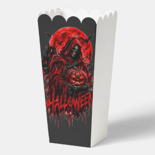 Halloween Grim Reaper Pumpkin Gothic Horror Design Favor Boxes