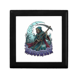Halloween Grim Reaper Scythe Lantern Broken Moon_1 Gift Box