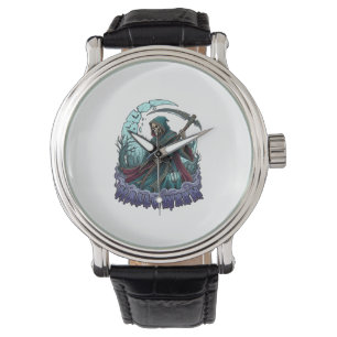 Halloween Grim Reaper Scythe Lantern Broken Moon_1 Watch