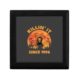 Halloween Grim Reaper Since 1996 Birthday Design_1 Gift Box