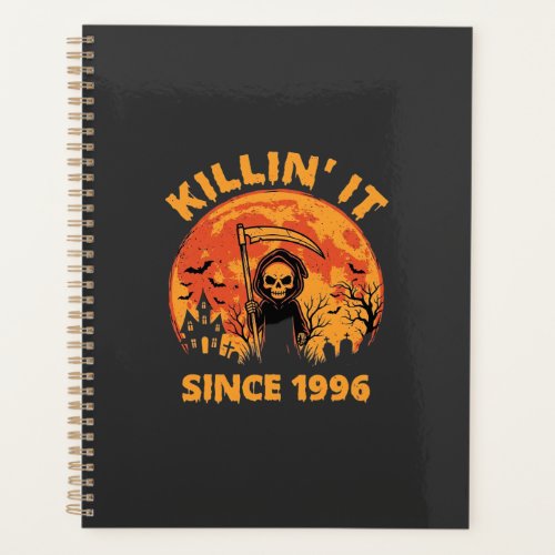 Halloween Grim Reaper Since 1996 Birthday Design_1 Planner