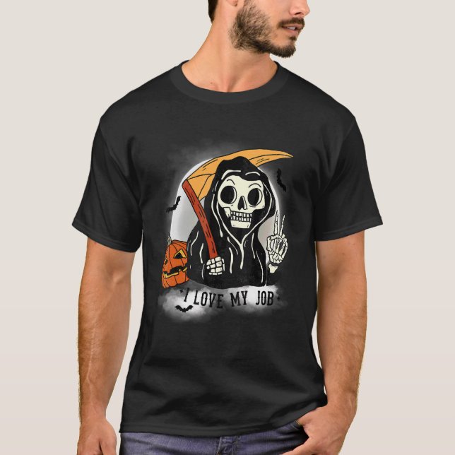 Halloween Grim Reaper T-Shirt (Front)