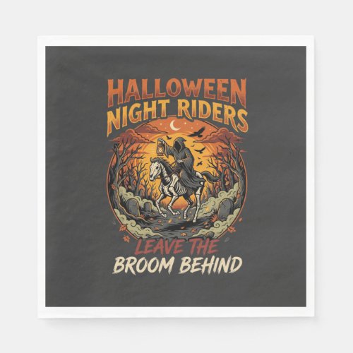 Halloween Grim Rider Escape Napkins