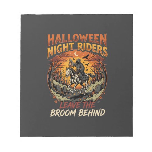 Halloween Grim Rider Escape Notepad