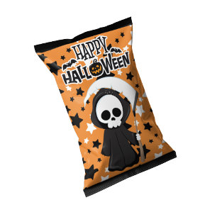 Halloween Grimm Chip Bag Wrappers Party Favors Notepad