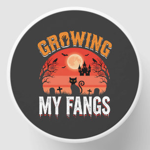 Halloween Growing My Fangs Haunted Cat Mini Candle Favors