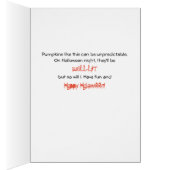 Halloween Grunge Pumpkin, for Girlfriend - Funny (Inside (Right))