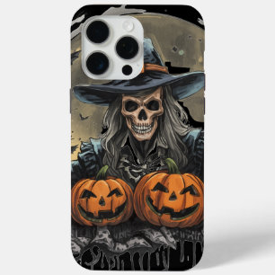 Halloween,Guardian of the Pumpkins, Skull Pumpkins iPhone 15 Pro Max Case