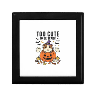 Halloween Guinea Pig Too Cute To Be Scary Vintage_ Gift Box