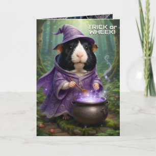 Halloween Guinea Pigs, Wizards & Witches Brew  Card