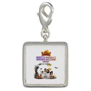 Halloween, Halloween family, personalized Hallowee Charm