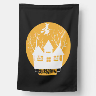 Halloween Halloween Halloween House Flag