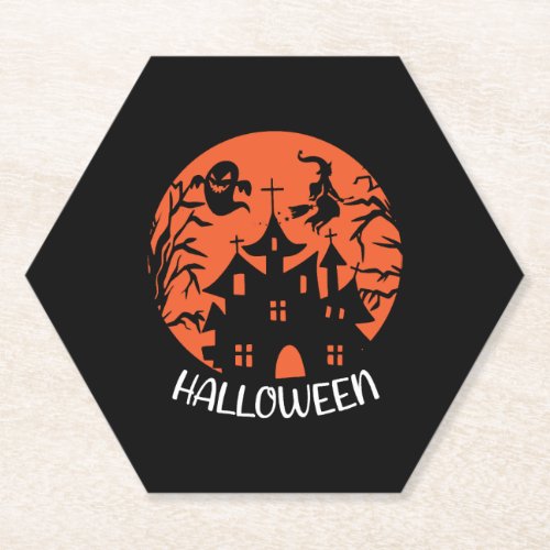 Halloween Halloween Halloween Party    Paper Coaster