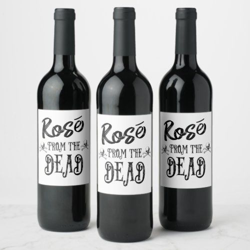 Halloween Halloween Party supplies  Wine Label