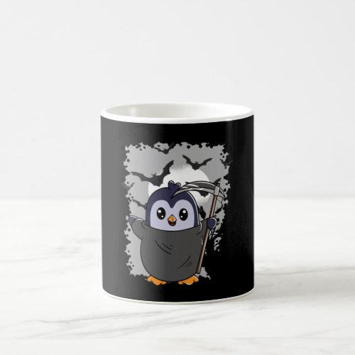 Halloween Halloween Penguin Grim Reaper Coffee Mug