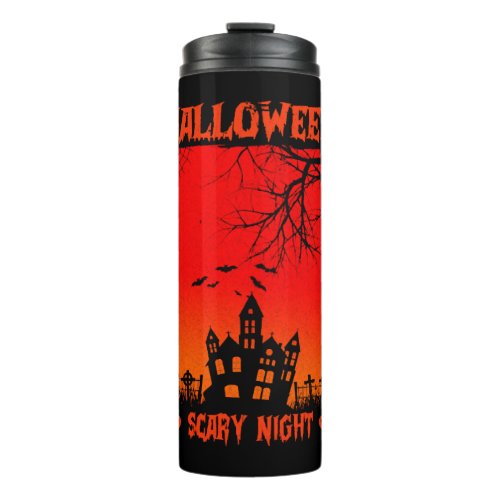 Halloween Halloween Scary NIght Thermal Tumbler