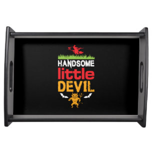Halloween Handsome Little Birthday Serving Tray