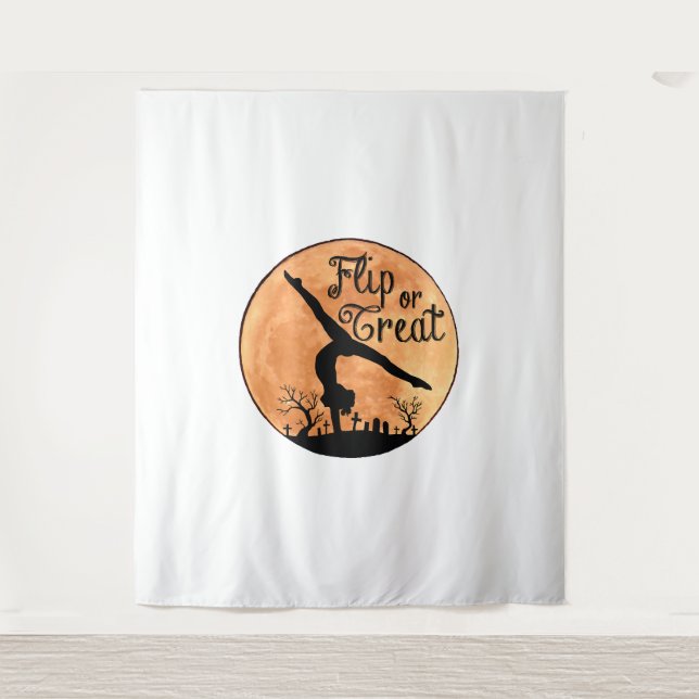 Halloween Handstands Tapestry (Front)