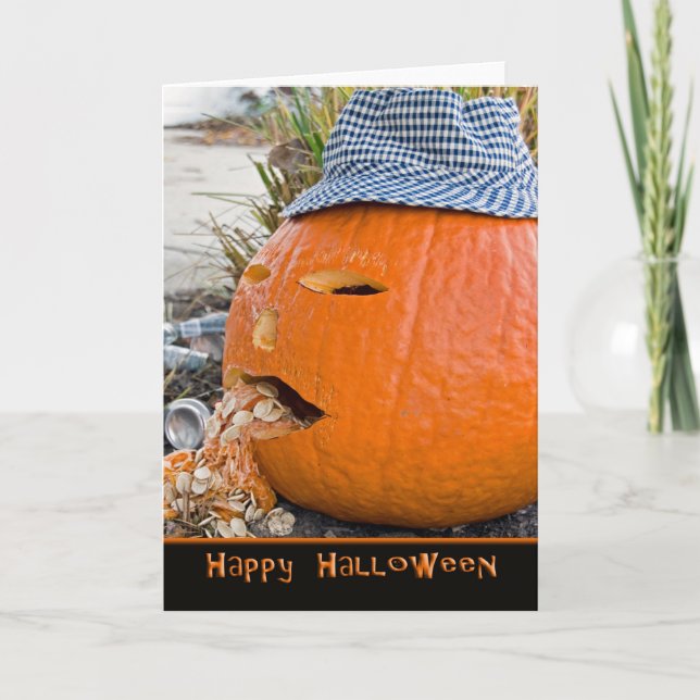 Halloween Hangover Card (Front)