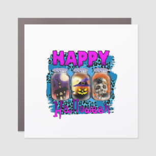 Halloween Happy Halloween Birthday Car Magnet