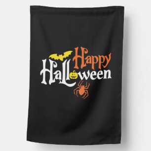 Halloween Happy Halloween Birthday House Flag
