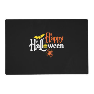 Halloween Happy Halloween Birthday Placemat