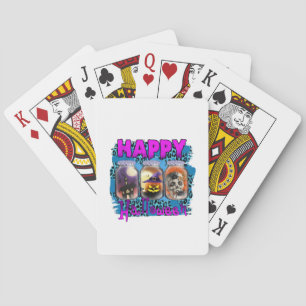 Halloween Happy Halloween Birthday Poker Cards
