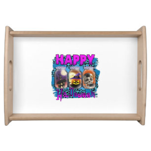 Halloween Happy Halloween Birthday Serving Tray