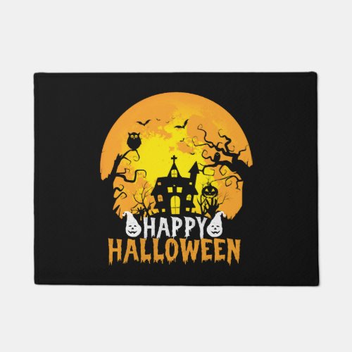 Halloween Happy Halloween Happy Halloween Doormat
