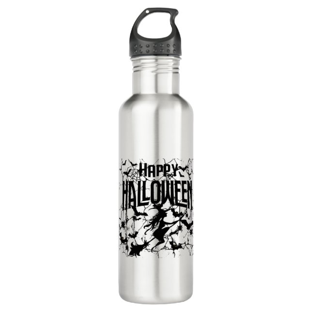 Halloween Happy Halloween   Stainless Steel Water Bottle (Front)