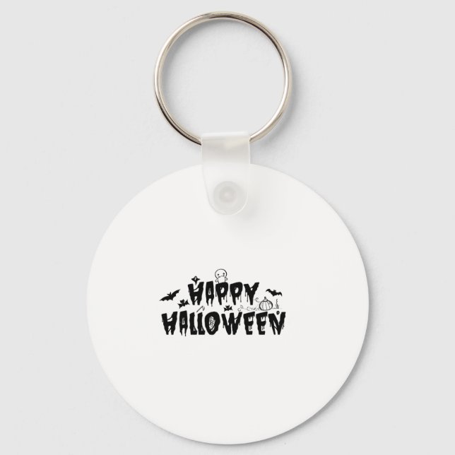 Halloween Happy   Keychain (Front)