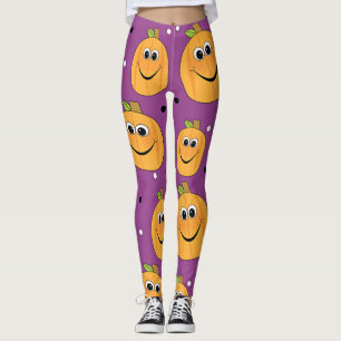 Halloween Happy Pumpkins Leggings