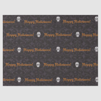Halloween Happy Skulls Tissue Paper