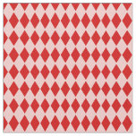 halloween harlequin pink red jester fabric