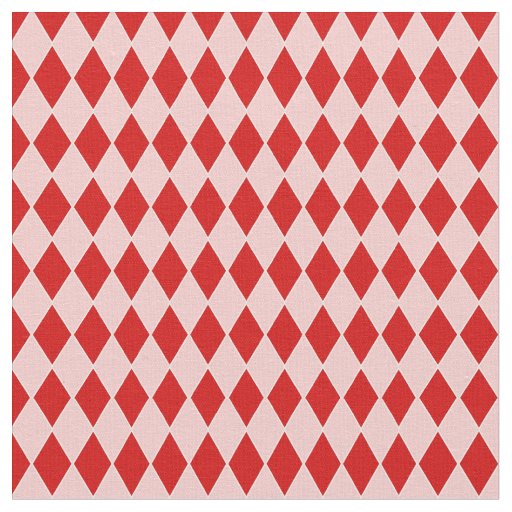 halloween harlequin pink red jester fabric