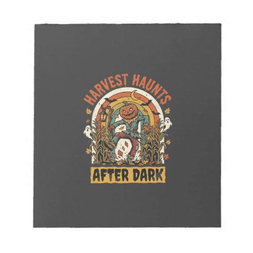 Halloween Harvest After Dark Notepad