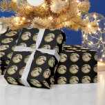 Halloween Harvest Full Moon And Night Flight Bats Wrapping Paper<br><div class="desc">Gift Giving Package Wrapping Paper Long Sheet Roll printed with a Halloween Harvest Full Moon And Night Flight Bats hand drawn graphic artwork drawing design illustration by TheFabricSeal print on demand shop at Zazzle.com #ZazzleMade ©️Original. https://www.zazzle.com/store/thefabricseal This Halloween classic looking vintage style art piece features a creamy golden yellow moon...</div>