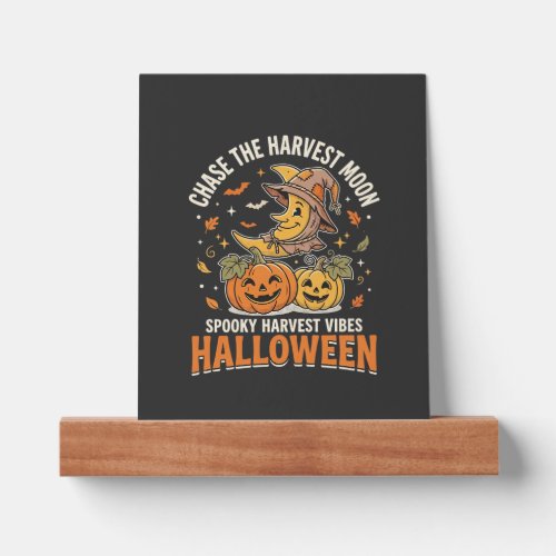 Halloween Harvest Moon Delight Picture Ledge