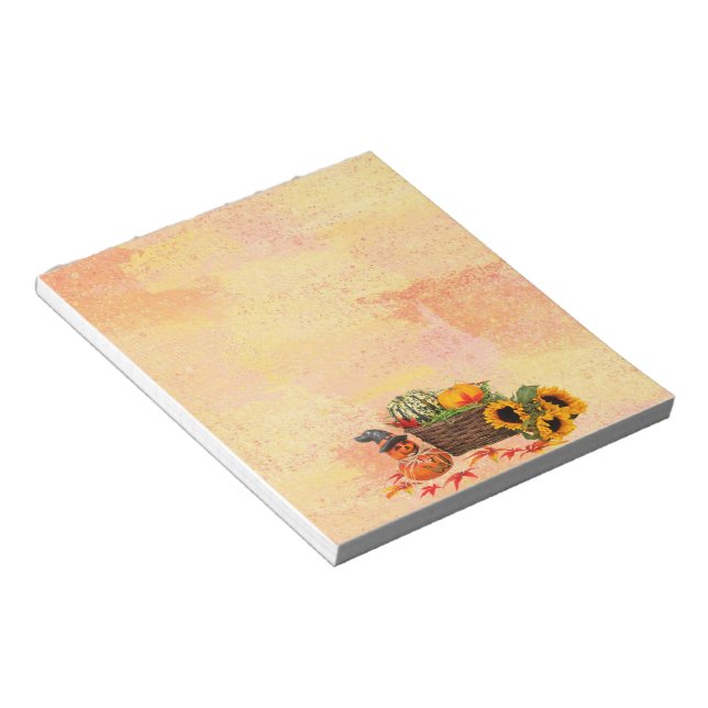 Halloween Harvest Notepad (Angled)